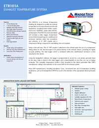 Thumbnail of document Data Sheet - ETR101A Data Logger Kit for Diesel Emissions